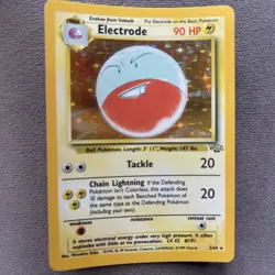 Pokemon TCG Electrode Jungle 2/64 Holo Unlimited Holo Rare - Image 2