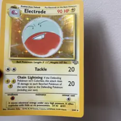 Pokemon TCG Electrode Jungle 2/64 Holo Unlimited Holo Rare - Image 4