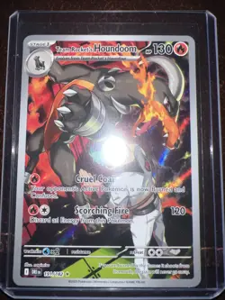 Pokemon TCG Team Rockets Houndoom Illustration Rare Card 191/182 Destined Rivals - Image 2