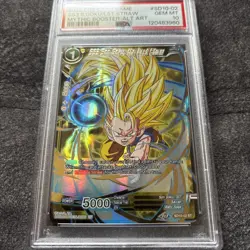 PSA 10 | SS3 Son Goku, Last Straw Dragon Ball Super Card Mythic Booster Gold - Image 2