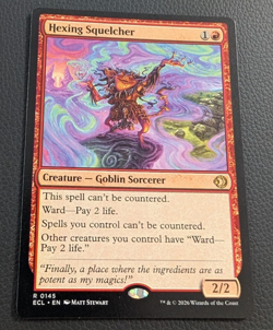IN HAND! Hexing Squelcher Lorwyn Eclipsed Regular MTG Rare 145 ECL Magic Card - Image 1