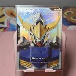 Gundam TCG Card Game Dual Impact Foil Resource GD02 C+ R-017 Gundam Barbatos 1st - Image 1