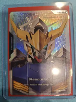 Gundam TCG Card Game Dual Impact Foil Resource GD02 C+ R-017 Gundam Barbatos 1st - Image 1