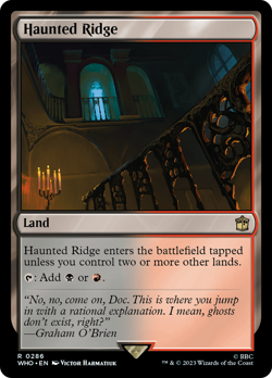 Haunted Ridge #286 | Near Mint | Doctor Who Magic MTG - Image 1