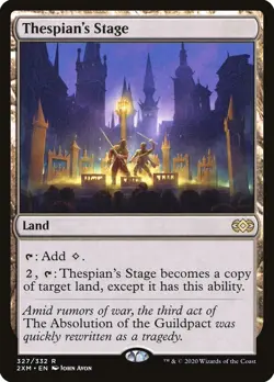 MTG Magic 4 x Thespian's Stage #327 x 4 - 2XM - ARTIST SIGNED - Image 3