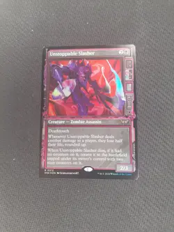 SHOWCASE FOIL Unstoppable Slasher - DSK - NM - MTG - Magic: The Gathering - Image 1