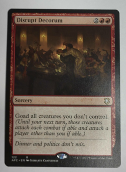 MTG Disrupt Decorum Adventures in the Forgotten Realms - Image 1