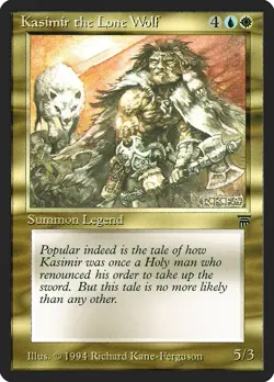 Kasimir the Lone Wolf [Legends] Magic MTG - Image 1