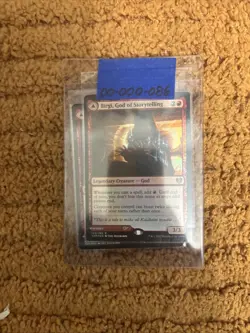 MTG Magic the Gathering Birgi, God of Storytelling (123/551) Kaldheim LP FOIL - Image 1