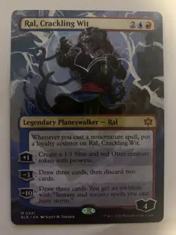 Ral, Crackling Wit (Borderless) Bloomburrow Regular - Image 1