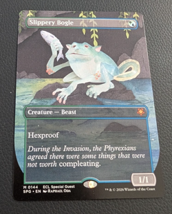 In HAND! MTG Slippery Bogle SPG English Full Art Lorwyn Eclipsed - Image 1