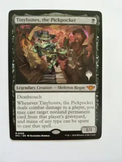 TINYBONES, THE PICKPOCKET M 0109 OTJ MTG Magic - Silver Promo Stamped - Image 1