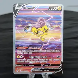 Pokemon TCG Crown Zenith Raikou V GG41/GG70 Galarian Gallery Ultra Rare NM⚡ - Image 1