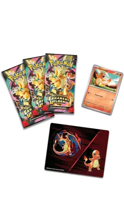Pokemon Mega-Entwicklung Erhabene Helden Tech-Sticker-Kollektion Glumanda OVP - Image 3