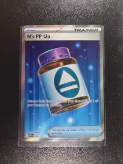N's PP Up 262/217 Full Art Ultra Rare Pokemon Ascended Heroes ENGLISH NM - Image 1