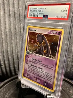 2004 Banette Holo Rare #1 | Pokemon Hidden Legends | Graded PSA 9 MINT - Image 3
