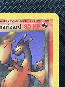 1st Edition Dark Charizard #21/82 Pokemon Team Rocket Set WotC 2000 - MP - Image 3