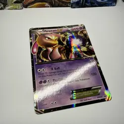 Pokemon Mewtwo-EX TCG Black White Holo Card BW45 Promo NM - Image 3