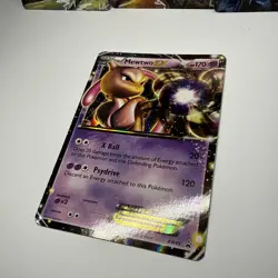 Pokemon Mewtwo-EX TCG Black White Holo Card BW45 Promo NM - Image 4