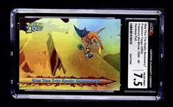 Pokemon The Movie 2000 Topps Really Necessary 49 Rainbow Foil RARE Charizard CGC - Image 1