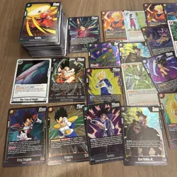 Dragon Ball Z 150 Card Lot Of Saiyan’s Pride 22 Rare’s 3 Leaders Great For Set B - Image 2