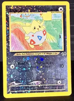 Pokemon Togepi Reverse Holo Foil Card #4/18 Southern Islands MP-HP - Image 1