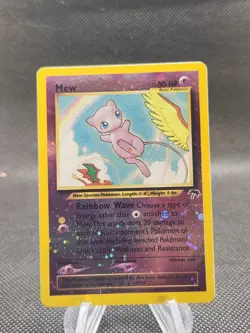 Pokemon Mew 01/18 Southern Islands Reverse Holo Card NM Condition - Image 1