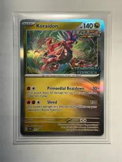 Koraidon - 091 (Prerelease) [Staff] 091 Sv: Scarlet & Violet Promo Cards Holo - Image 1
