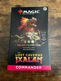 MtG Ixalan Commander Deck - Veloci-Ramp-Tor NEW/SEALED Collector Sample Inside - Image 1