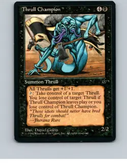 Thrull Champion Rare Black 1994 Fallen Empires MTG no Play [NM/NM+] - Image 1