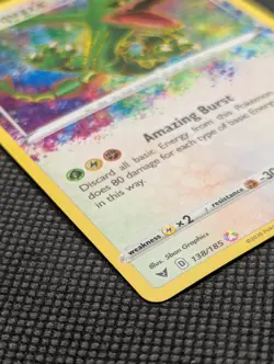 Rayquaza 138/185 Amazing Rare Holo SWSH Vivid Voltage Pokemon TCG - Image 2