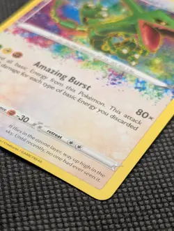 Rayquaza 138/185 Amazing Rare Holo SWSH Vivid Voltage Pokemon TCG - Image 3