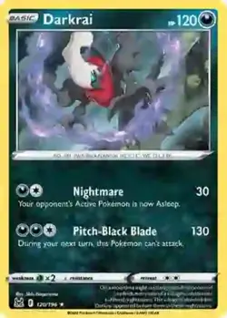 x1 Darkrai - 120/196 - Holo Rare - Reverse Holo Pokemon SS11 Lost Origin M/NM - Image 1