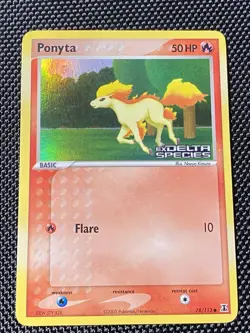 Ponyta (78/113) EX Delta Species - Stamped - Reverse Holo - LP- Pokemon TCG - Image 1