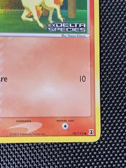 Ponyta (78/113) EX Delta Species - Stamped - Reverse Holo - LP- Pokemon TCG - Image 4