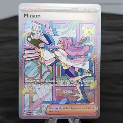 Miriam 251/198 SIR Full Art Trainer Pokemon TCG Scarlet & Violet Base NM ⭐ - Image 1