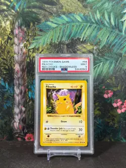 Pikachu Red-Cheeks (PSA 9 Mint) - Shadowless - Pokemon Base Set - RareCo - Image 1