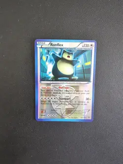 Carte Pokemon Ronflex 101/135 Rare Reverse NB Tempete Plasma FR Exc - Image 1