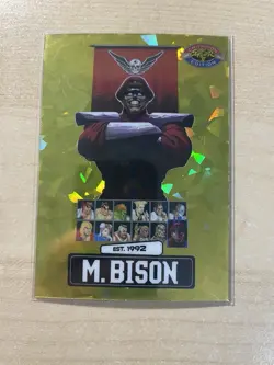 12/25 Ice Gold - M. Bison PSA Street Fighter 2: Champion Edition Promo Card (NM) - Image 1