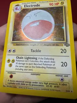 Electrode 2/64 Holo Rare Jungle Pokemon Card HP - Image 5