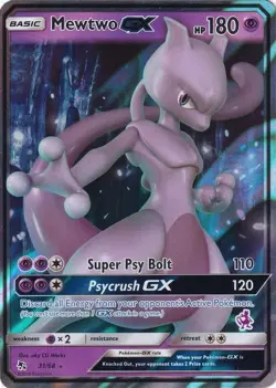 Mewtwo GX (Mewtwo Stamped) Battle Academy 31/68 Pokemon TCG Card Promo NM - Image 1