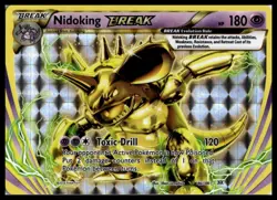 Nidoking BREAK 46/108 XY - Evolutions Rare BREAK Pokemon Card | NM - Image 1