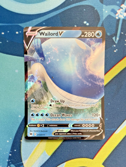 Pokemon Card Wailord V 013/073 Champions Path Holo Ultra Rare NM - Image 1