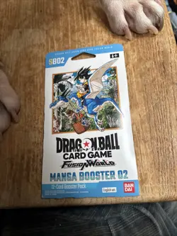 DRAGON BALL Super Fusion World Manga Booster 02 (SB02) SEALED BANDAI 12 cards - Image 1