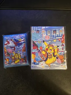 *NO PROMO CARD* Pokemon Center FUKUOKA Deck Box and Sleeves SPECIAL BOX - Image 1
