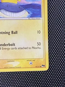 Pikachu Pop Series 5 12/17 Common Non-Holo Promo Card LP+ - Image 4