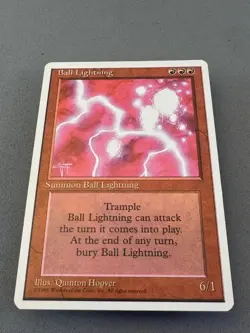 Ball Lightning 4th Edition MTG—Never Played Near Mint—Vintage Magic - Image 3