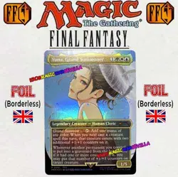 MTG Yuna, Grand Summoner SPECIAL PROMO FOIL BORDERLESS FINAL FANTASY - Image 1