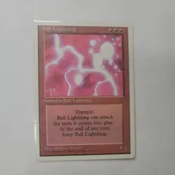 LP Ball Lightning 4th Edition MTG Vintage Rare Fourth Ed. - Image 1