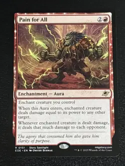 MTG Edge of Eternities Pain for All 0151 NM Rare - Image 1